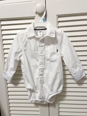 Baby B’gosh Button Down Onesie Dress Shirt